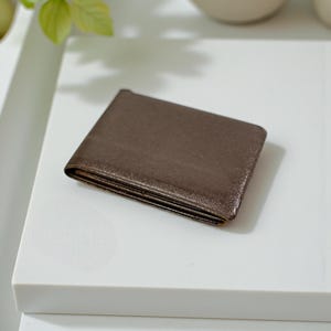 Vintage Lord Buxton Leather Wallet, English Morocco Brown Billfold