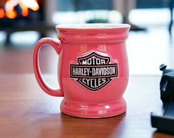 Pink Harley Davidson Motorcycles Coffee Mug Cup - Officially Licenced Product