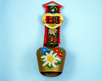 Swiss Cow Bell Door Hanging Chime or Wall Haning Ornament | Switzerland Souvenir