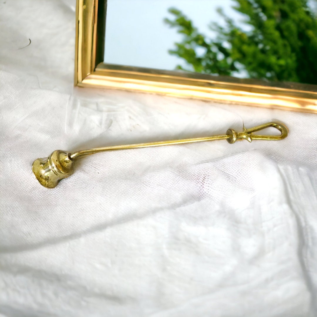 Vintage Solid Brass Candle Snuffer Candle Lover Gift Etsy