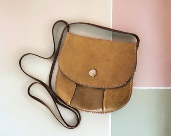 Small Leather Purse | Vintage Boho Pouch Bag