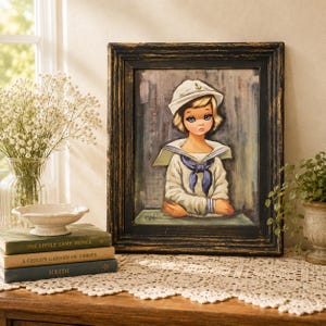 60s Big Eye Art by Eden - Etsy