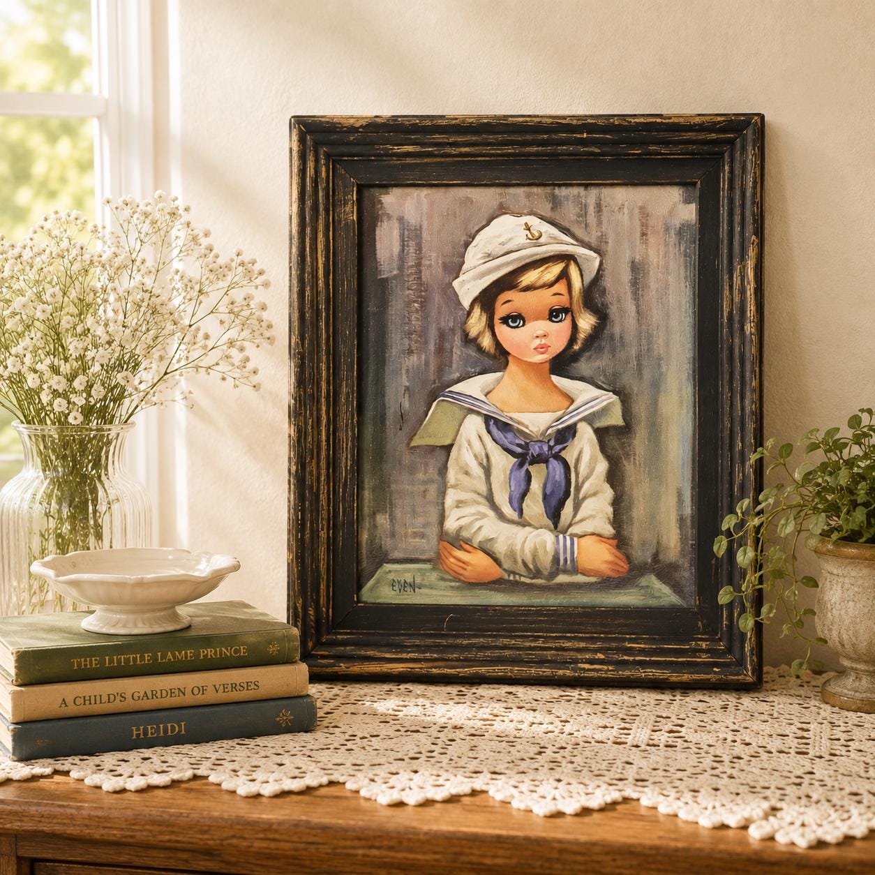 60s Big Eye Art by Eden - Etsy