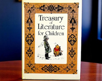 Treasury of Literature for Children, 1985 Hardcover, Illustrated Story Collection