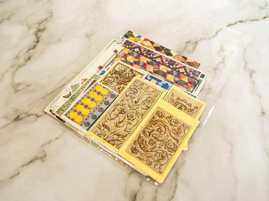 Ephemera Rug Vintage Pattern Paper Ephemera Pack – Quilts, Rugs & Architectural ...