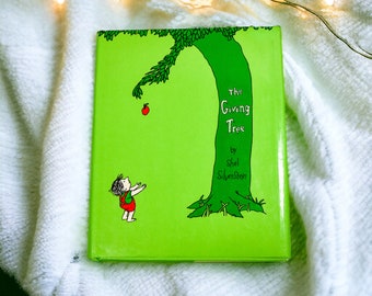 The Giving Tree by Shel Silverstein 1964 (with dust jacket) | Vintage Hardcover Children's Book