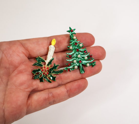 Lot of Christmas Brooches Pins - image 2