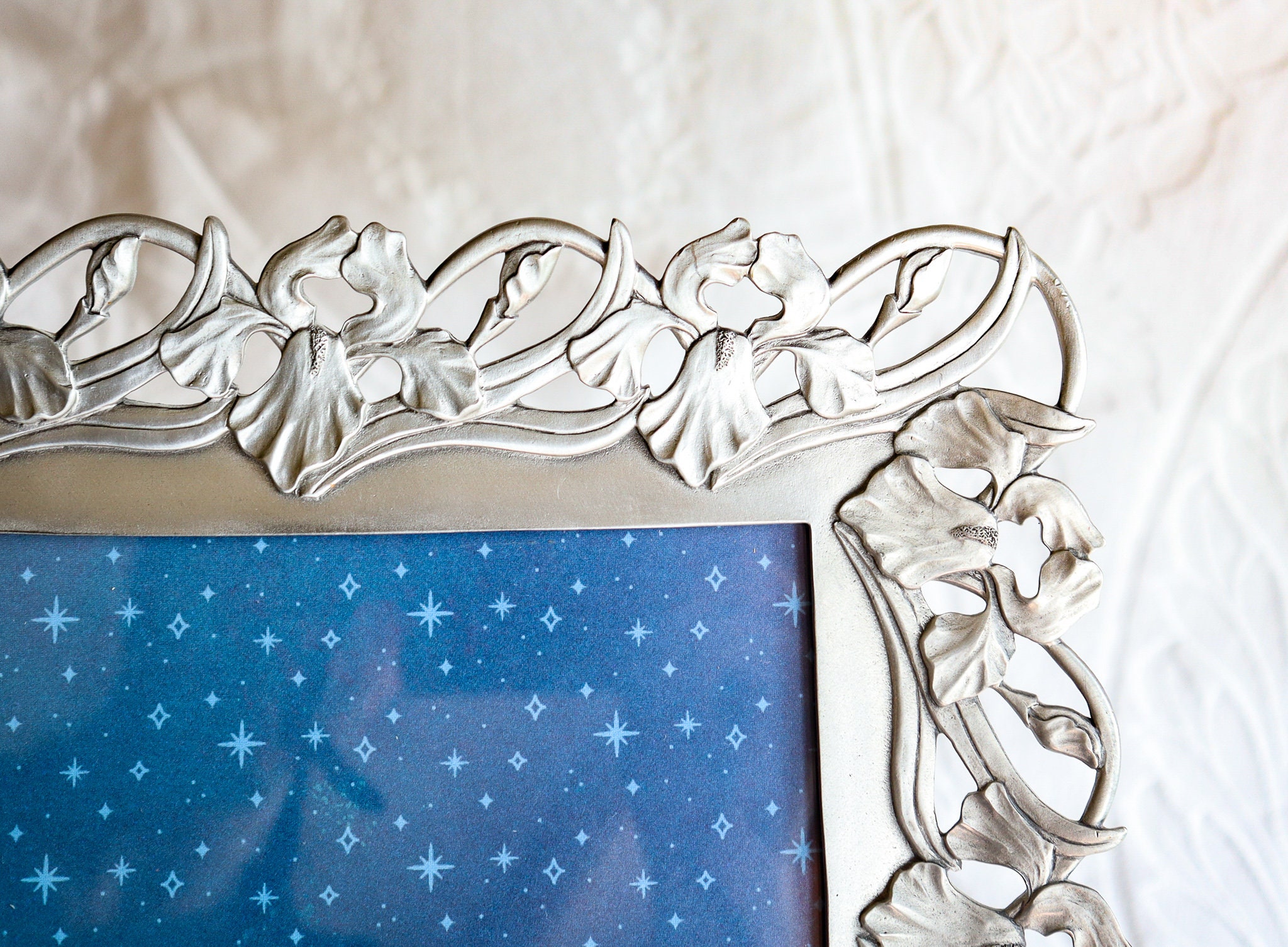 Pewter 8x10 Picture Frame Vintage Seagull Photo Frame Iris Etsy