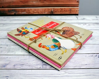 Read Along with Me Book Bundle 1984 | Children's Story Book  | Vintage Hardcover Book