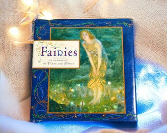 Fairies: An Anthology of Verse and Prose 1996 | Vintage Hardcover Fairy Poetry Book