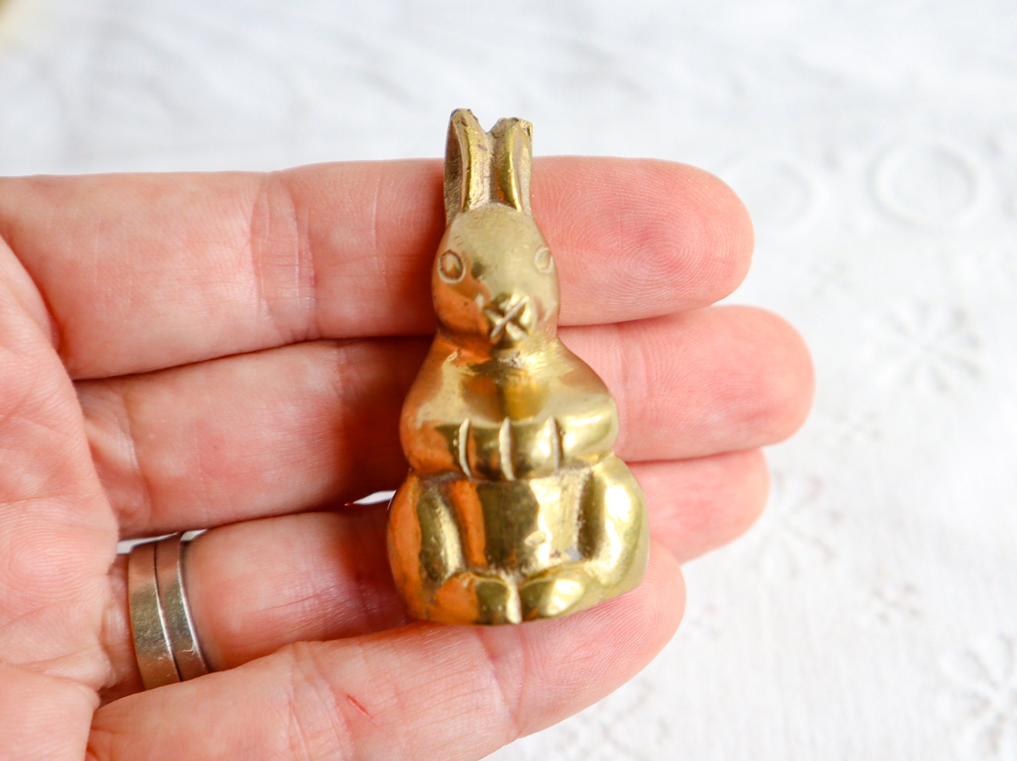 Mini Brass Figurines Miniature Vintage Metal Figurines Etsy