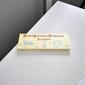 Vintage Human Anatomy and Physiology Study Cards Set | Medicine Biology Science Education