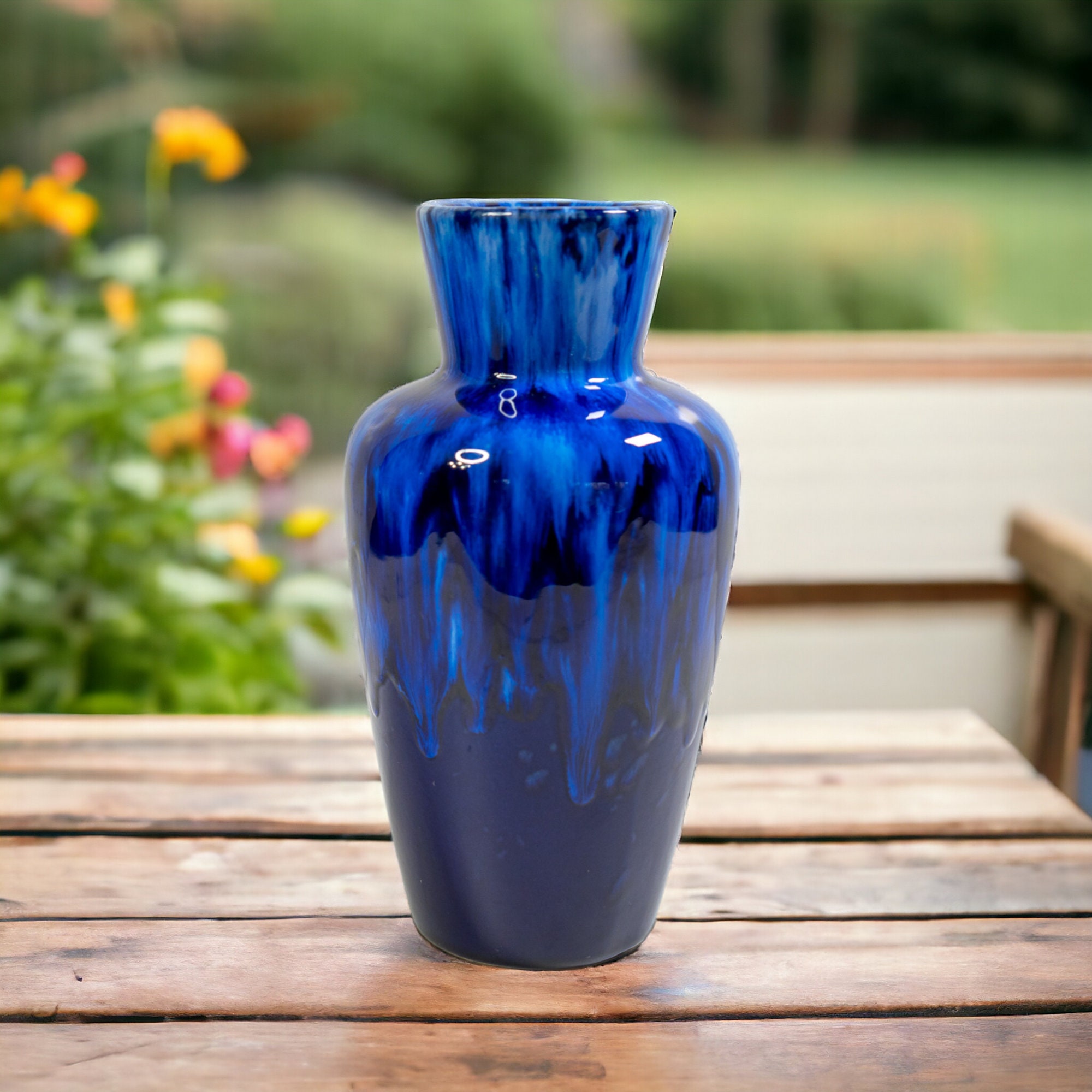 Blue Floor Vase -  Canada