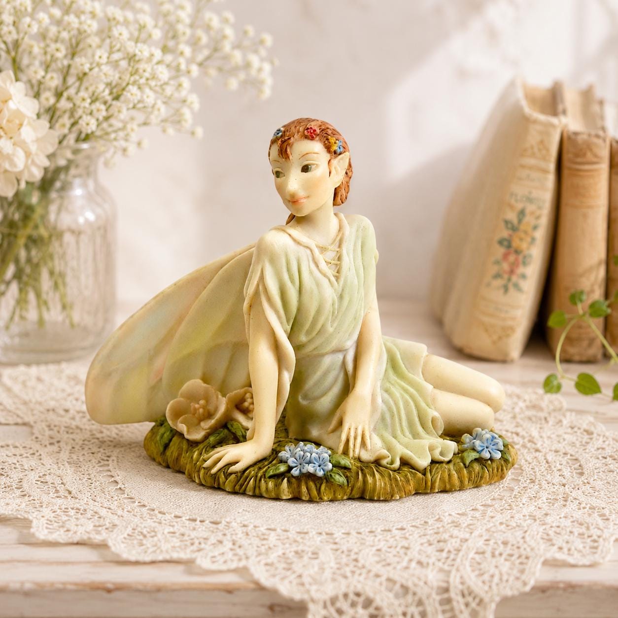 【美品のみ】 旧裏 まとめ売り Only beautiful items Jenny Oliver's Faeries Briarfax Fairy Figurine, Woodland Sprite - Etsy