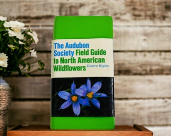 Audubon Society Field Guide to North American Wildflowers 1983 | Green Vinyl Covered Paperback