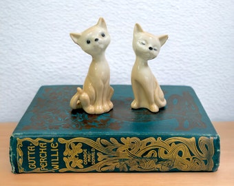 Cute OMC JAPAN Cat Figurines | Vintage Ceramic Porcelain Cats
