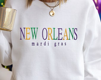 Marco Gras New Orleans Embroidered Sweatshirt