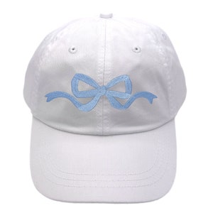 Bow Embroidered Hat