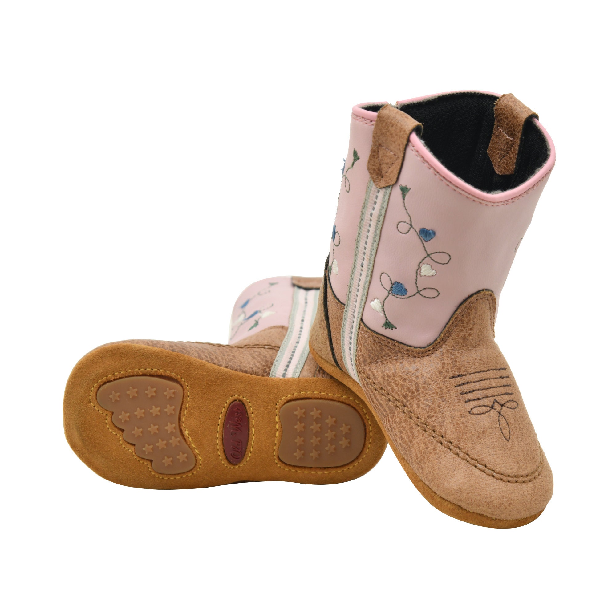 Baby pink boots