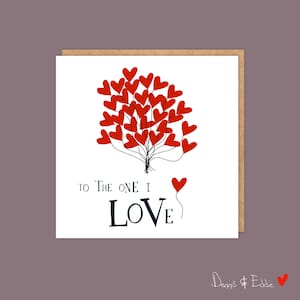 Tarjeta de amor, la mejor tarjeta de aniversario para el esposo, para la esposa, para la novia, para el novio - Para el que amo