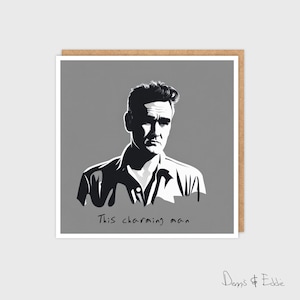 Morrissey Karte, Geburtstagsbecher, Geschenkset, für die Smiths-Musikliebhaber - dieser charmante Mann