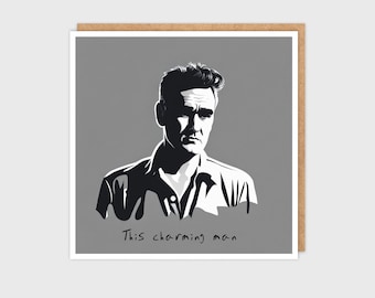 Morrissey Card, Birthday Mug, Gift Set, For The Smiths Music Lovers - This Charming Man