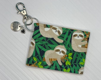 Sloth Keychain Wallet