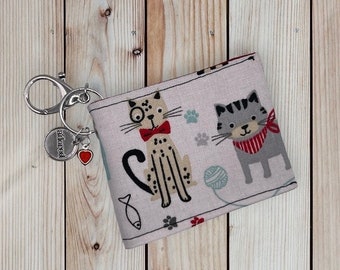 Cat Keychain Wallet