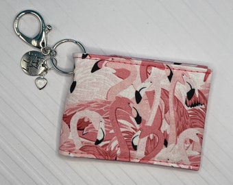 Flamingo Keychain Wallet