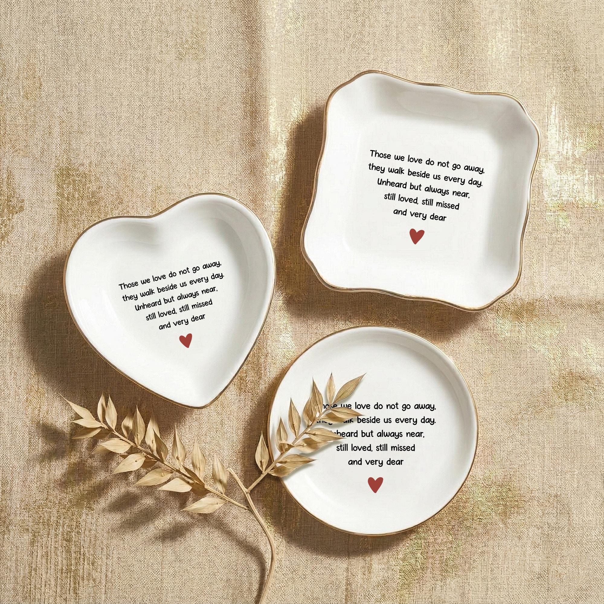 Memorial Gift for Loss, Sympathy Jewelry Dish, Bereavement Keepsake ...