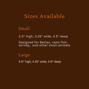 Pumpkin House Aquarium Hide - Betta & Shrimp Cave - Halloween and Autumn Fish Tank Decor image 3