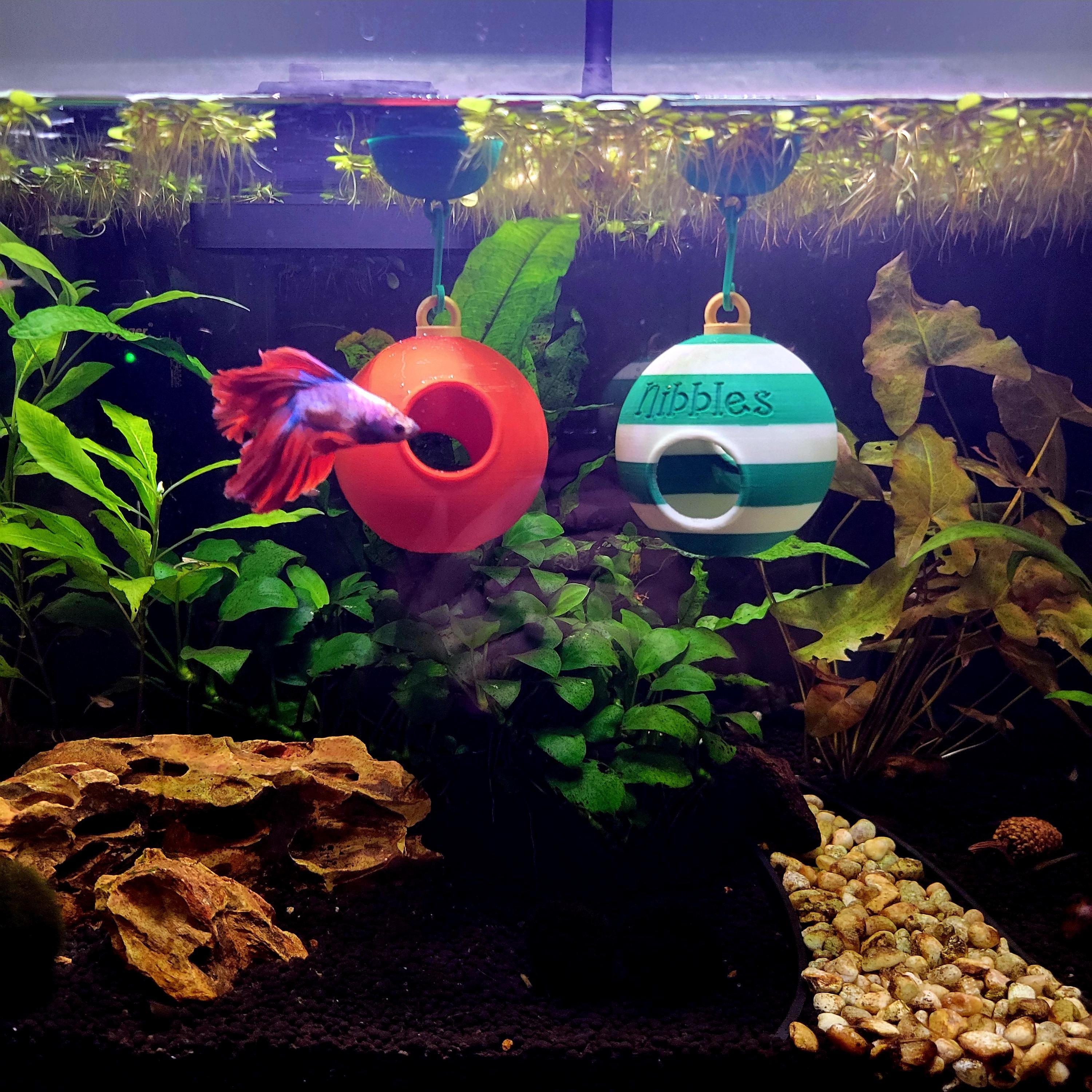 christmas fish tank accessories Floating Christmas Ball Aquarium Ornament - Fish Tank Holiday Decor -  Personalized Gift for Fish Lovers
