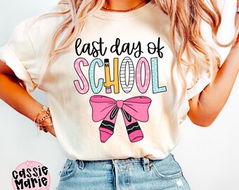 Coquette Last Day of School PNG, Last Day of School Png, Retro Teacher Png, Teacher Shirt, Summer Break Png, End of School Year Png