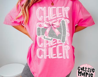 Coquette Cheer PNG, Cheer Mom Png, Cheer Game Day Png, Team Spirit Png, Cheer Bow, Cheer Comp Png, Cheer Mama Shirt, Digital download
