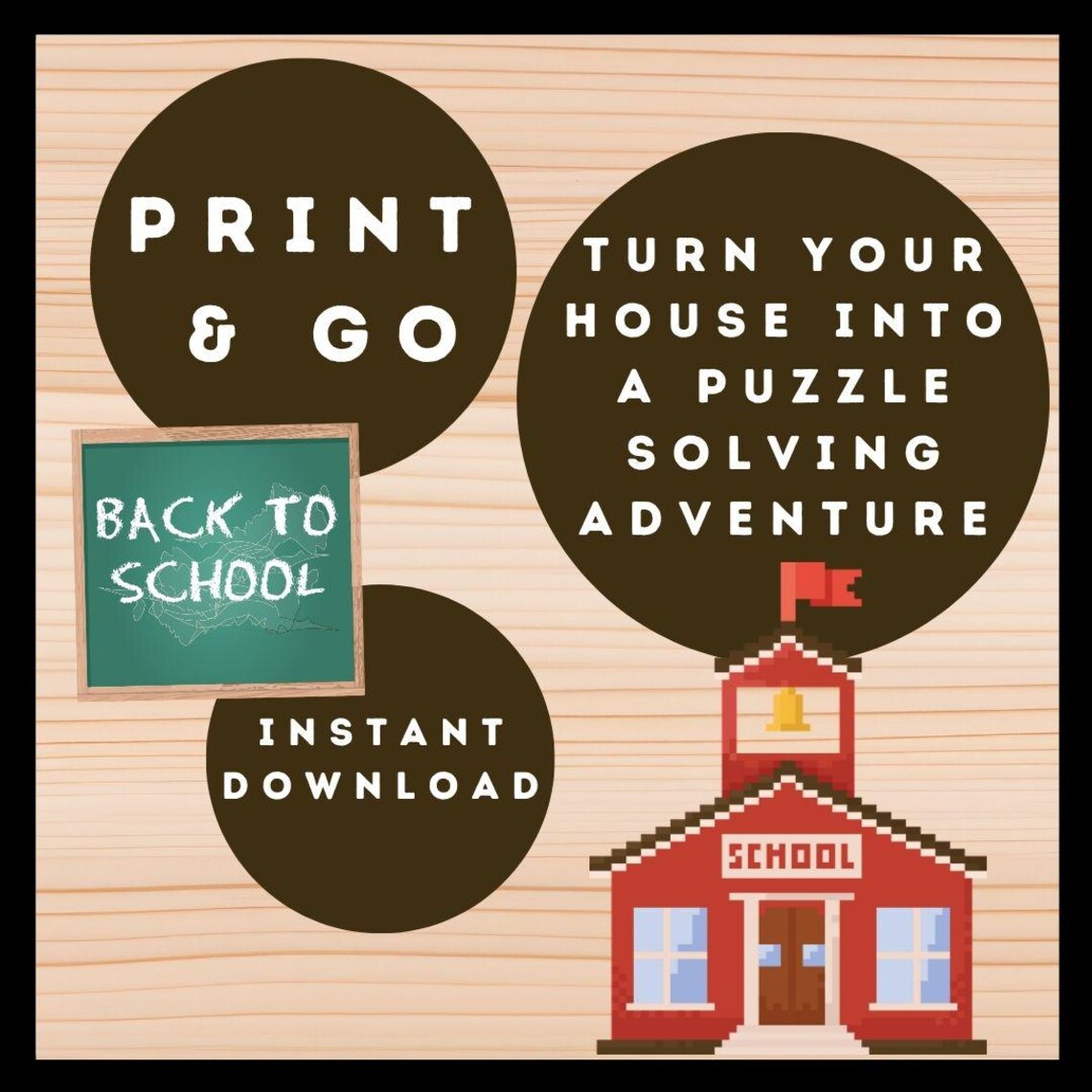 Back to School Escape Room Kit: Printable Classroom Puzzle Game (PDF ...