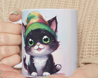 Mug Maman Chat/Papa Chat Automne Personnalisé