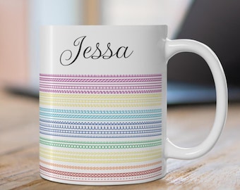 Personalized Hidden Message Mug: Adult Humor Colleague Gift