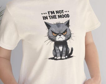 Grumpy Cat Meme T-Shirt: Schwarzer Humor, Introvertiert T-Shirt