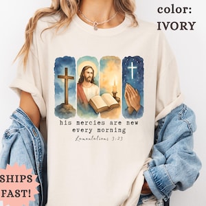 Comfort Colors® christian shirts, jesus christ shirt, church outfit, christian streetwear, jesus face shirt, jesus tshirt, christian gift