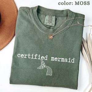 Comfort Colors Mermaid Scuba Diving Shirt: Ethically Sourced Cotton