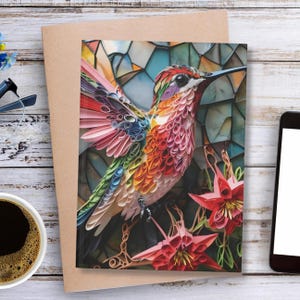 hummingbird journal, bird notebook,hummingbird art,humming bird,birdwatcher gift,animal notebook,lined pages,nature journal,hummingbird gift