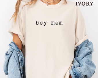 Comfort Colors Boy Mom T-Shirt, Mom of Boys Tee