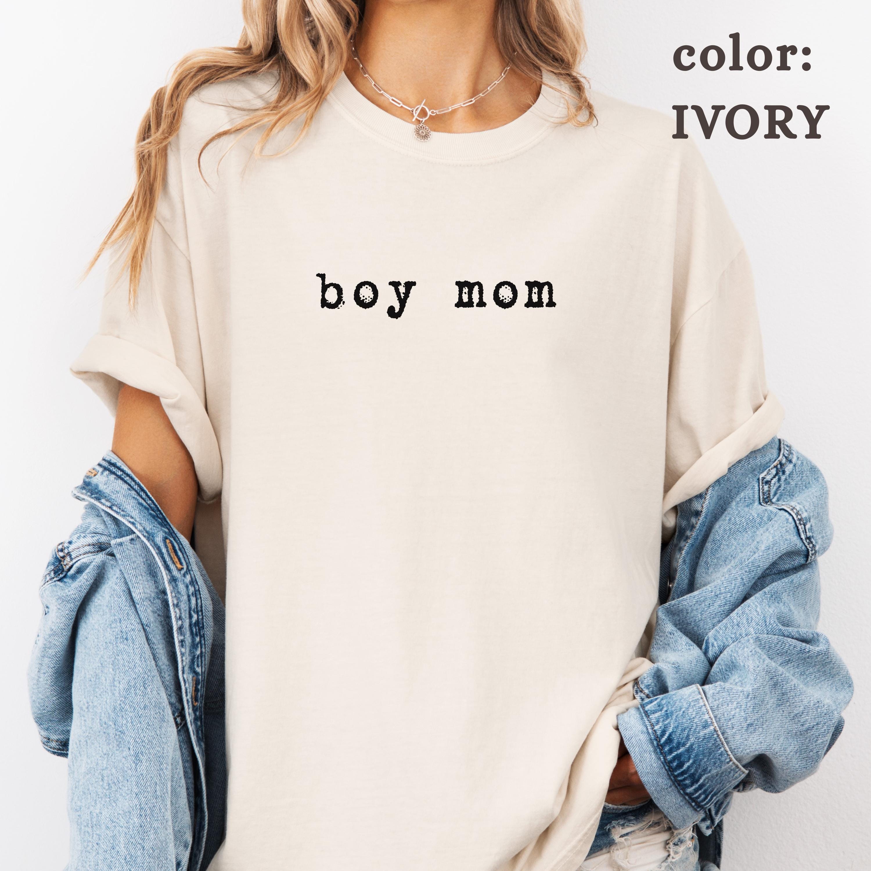 Comfort Colors® Boy Mom Shirt, Mom of Boys Shirt, Cute Mom Life Tee, Mother's Day Gift, Boys mama Shirt, Boy Mom Shirt for Women