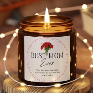 best mom ever, scented candle, best mom ever candle, mom birthday gift, home fragrance, soy candle, candle for mom, mothers day gift
