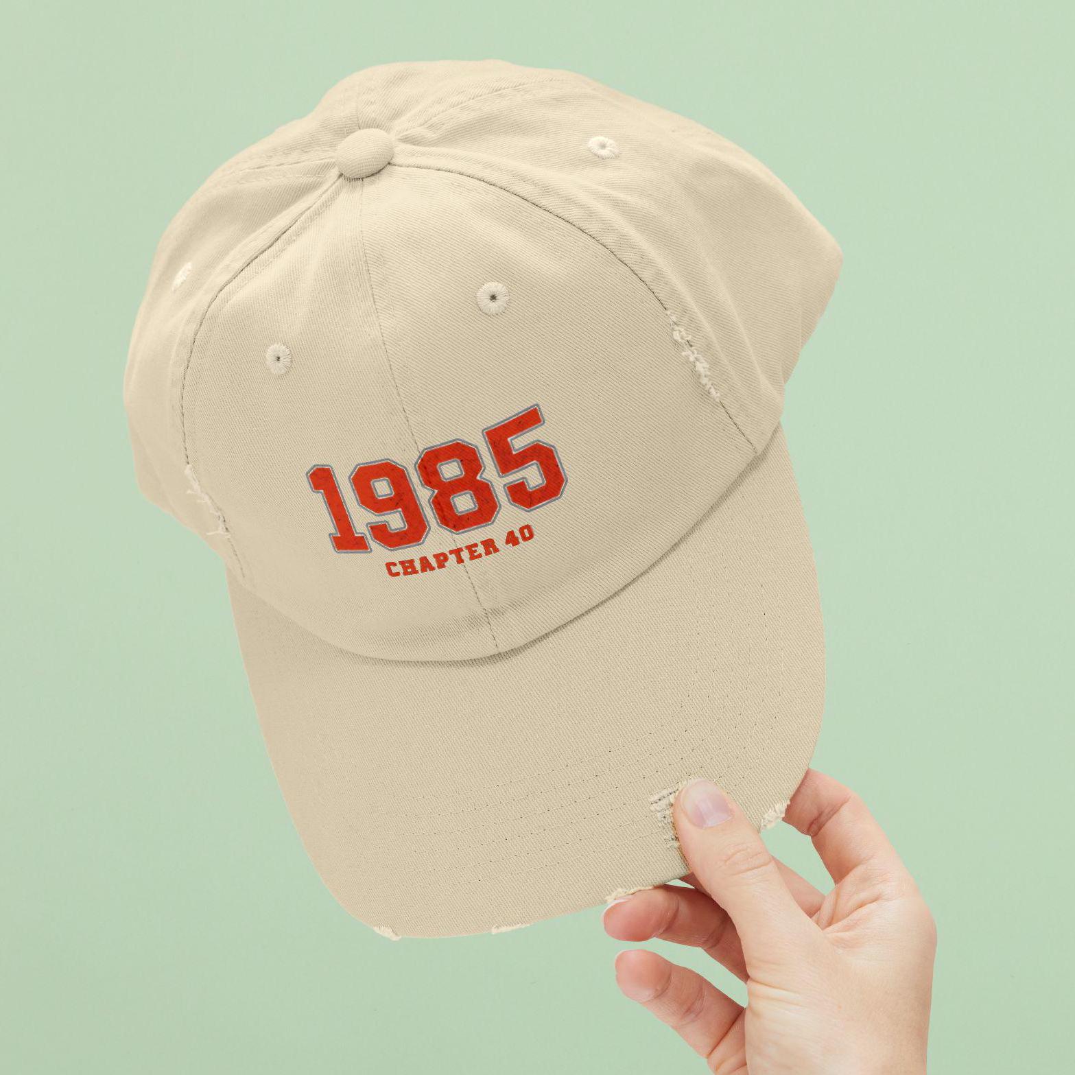 1985 Chapter 40 Hat - Vintage Distressed 40th Birthday Gift - Etsy