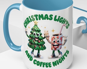 Christmas Tree Coffee Mug, Holiday Gift