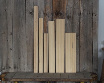 Reclaimed Heart Pine Lumber: 2" x 4" Bowling Alley Wood for DIY Projects