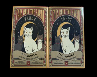 Cats Rule the Earth Tarot Cards – 78 Tarot Deck Oracle - Etsy