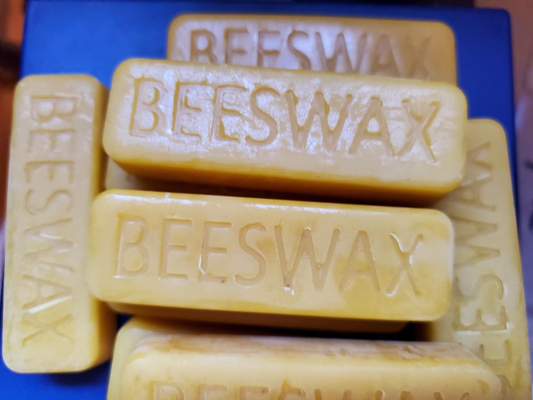 100% Natural Beeswax Bars: Hand Poured, Filtered, 8 Oz Total - Etsy