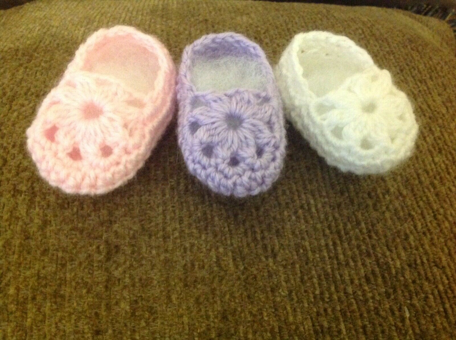 Crochet Pattern Crochet Baby Booties Crochet Baby Shoes Crochet Doll Shoes  Crochet Flower Baby Booties Pattern